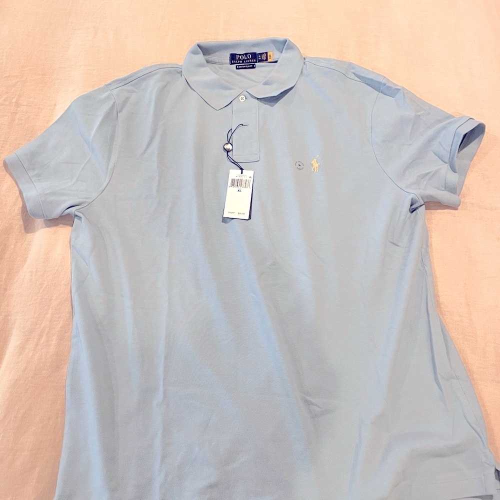 Brand new Polo Ralph Lauren custom slim fit shirt, extra large XL
